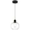 Access Lighting Port Nine Burgundy, Burgundy LED Pendant, Matte Black Finish, Clear Glass 63142LEDDLP-MBL/CLR - alternate 1
